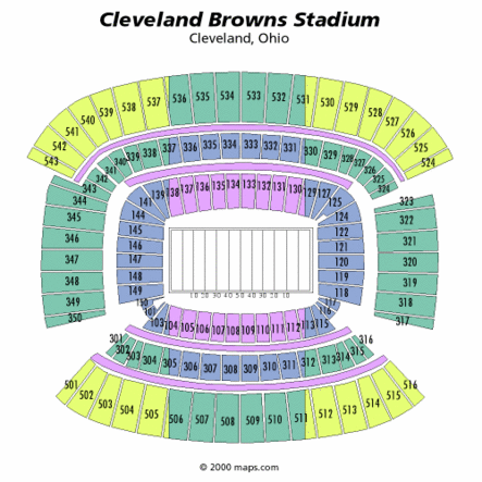 Cleveland Browns Seating Chart